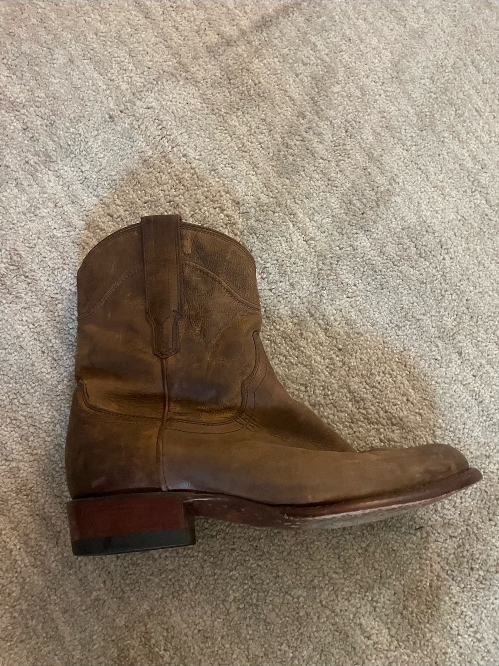 Tecovas Brown Leather Western Cowboy Boot